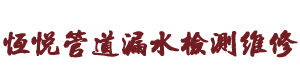 恒悦管道漏水检测维修有限公司